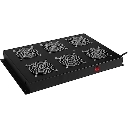 Cyberpower CyberPower Carbon CRA11001 Fan Tray - 6 Fan - 580 CFM - Black CRA11001